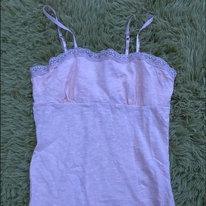 Y2K INDIE lace detailed top (lace trim on bottom)